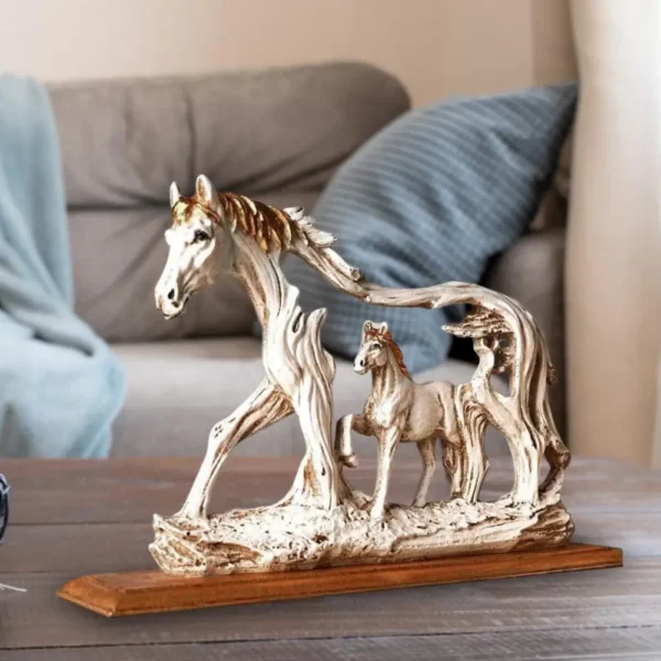 Resin Indian Horse Statue - Image 4