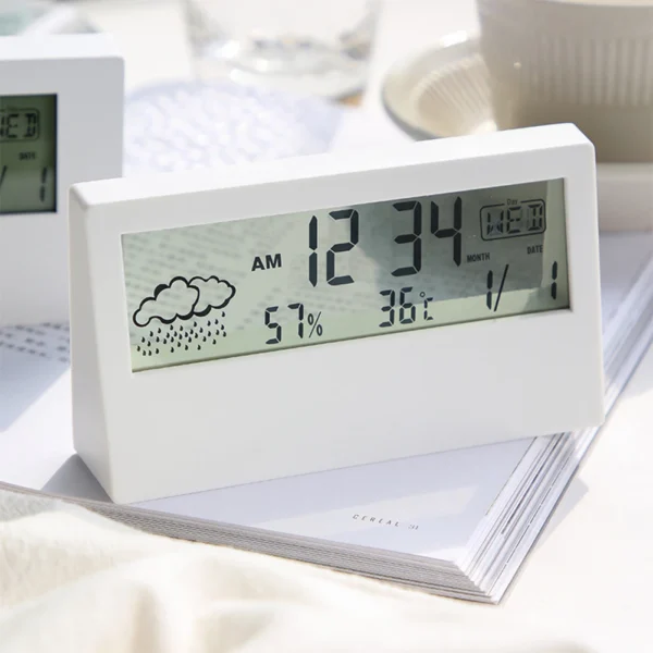 Thermo-Hygrometer Weather Clock - Image 3