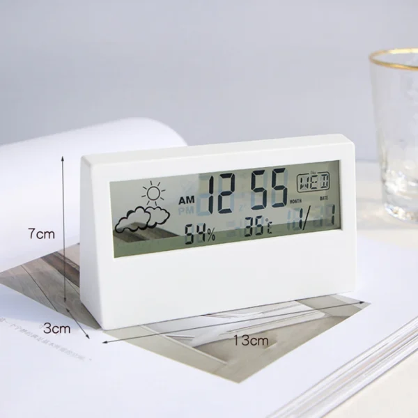 Thermo-Hygrometer Weather Clock - Image 2