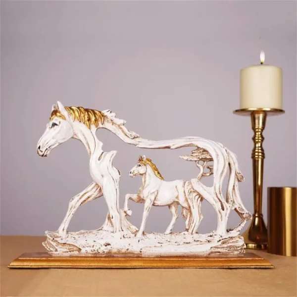 Resin Indian Horse Statue - Image 3